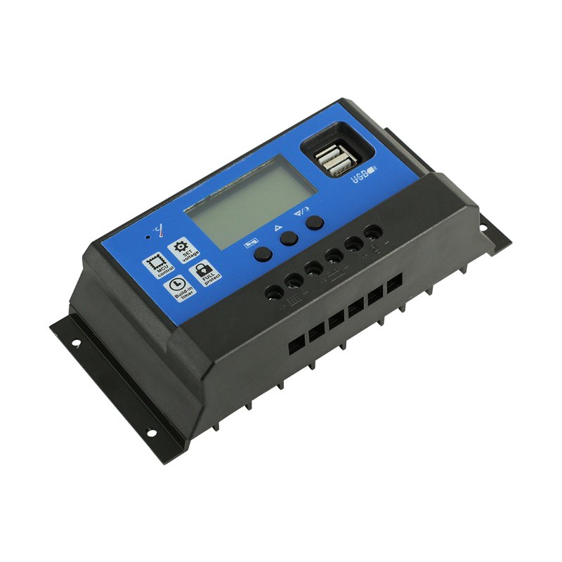 10A 20A 30A 40A 50A 60A Control Pwm Solar 5V USB Output and LCD Display for Battery Charging PWM Solar Charger Controller
