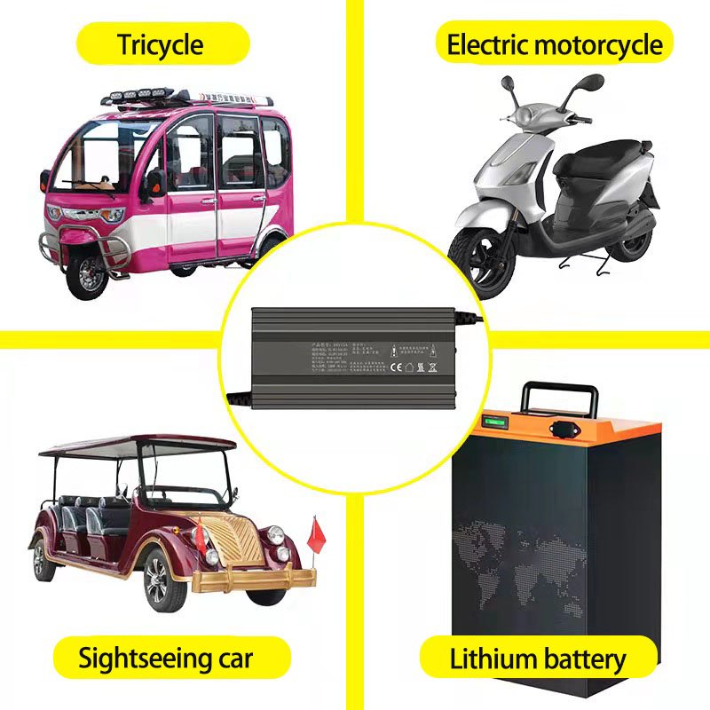 OEM 5A/10A/15A/20A/30A/35A li ion/lifepo4 72v/60v/48v/24v/12v fast lithium battery charger for electric solar car scootser ev