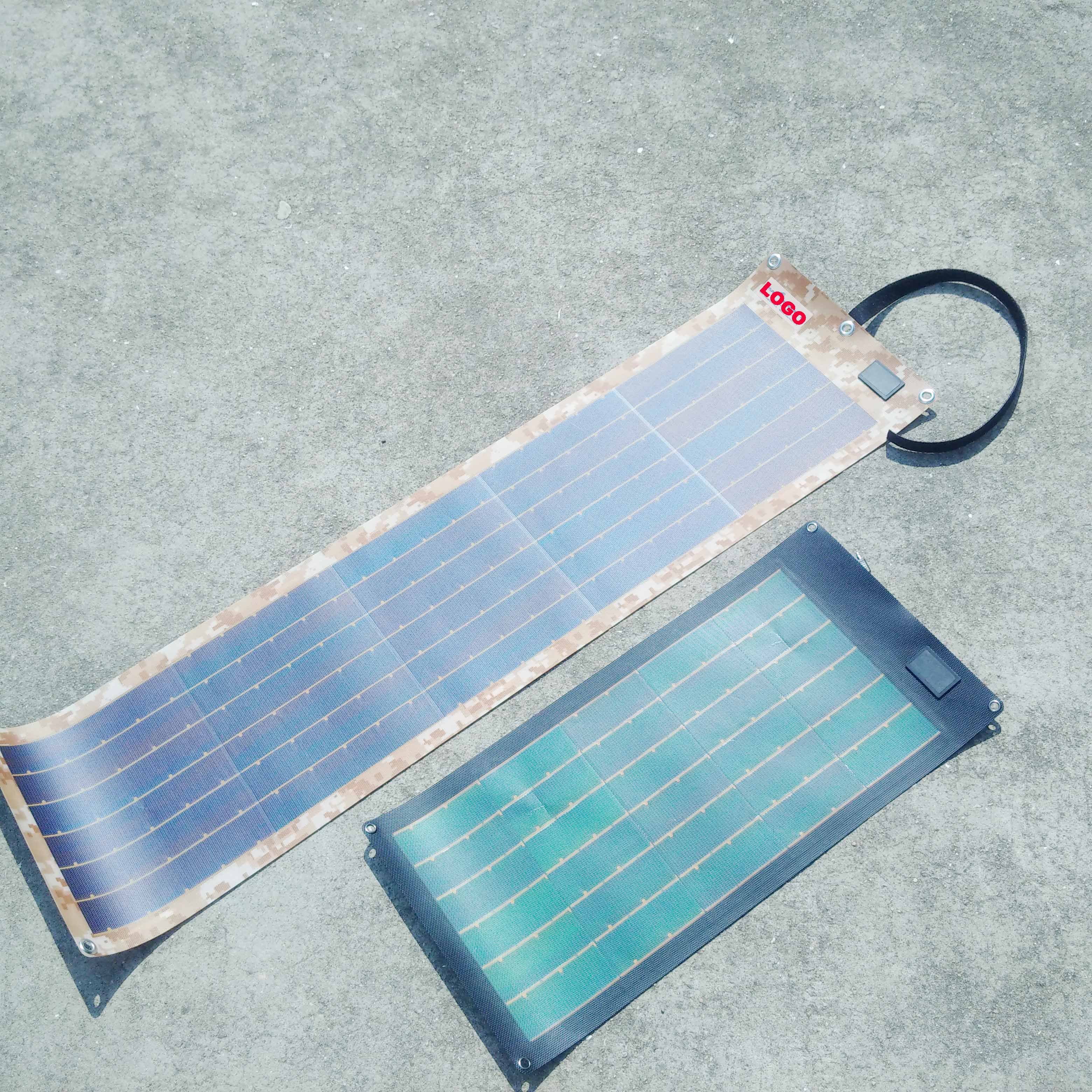Customized Rollable Thin Film Bendable Solar Panel Charge For CIGS Solar Backpack Battery