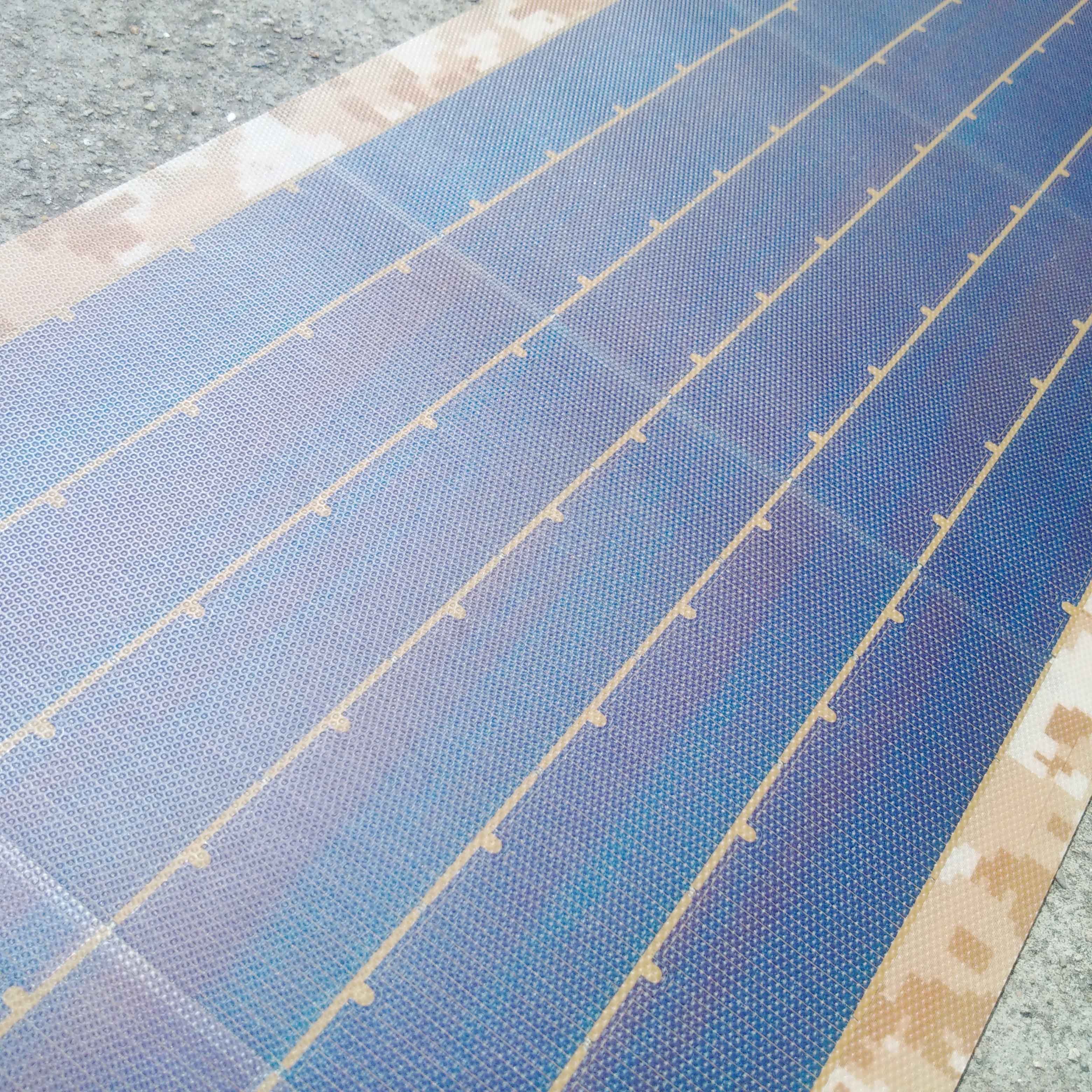 Customized Rollable Thin Film Bendable Solar Panel Charge For CIGS Solar Backpack Battery