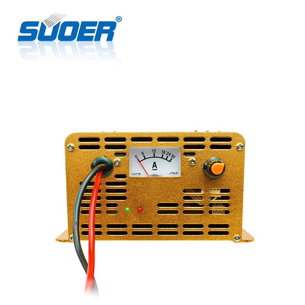Suoer factory price 24V 20A Three -step AGM/GEL Electrical Charger Smart Battery Charger