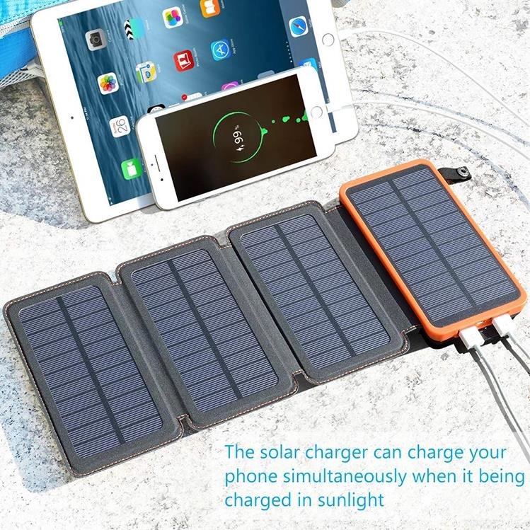 Hot-Selling Solar Charger Power Bank IP Waterproof Solar Power Bank for outdoor/travel
