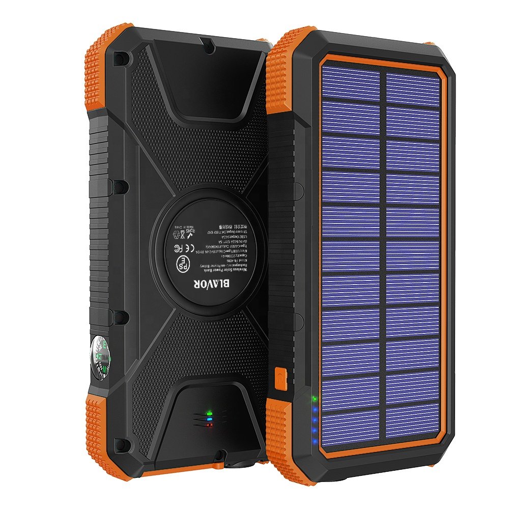 Best selling products online 2023 new arrivals Splash proof solar charge wireless charge 20000mAh Magnetic Power Bank