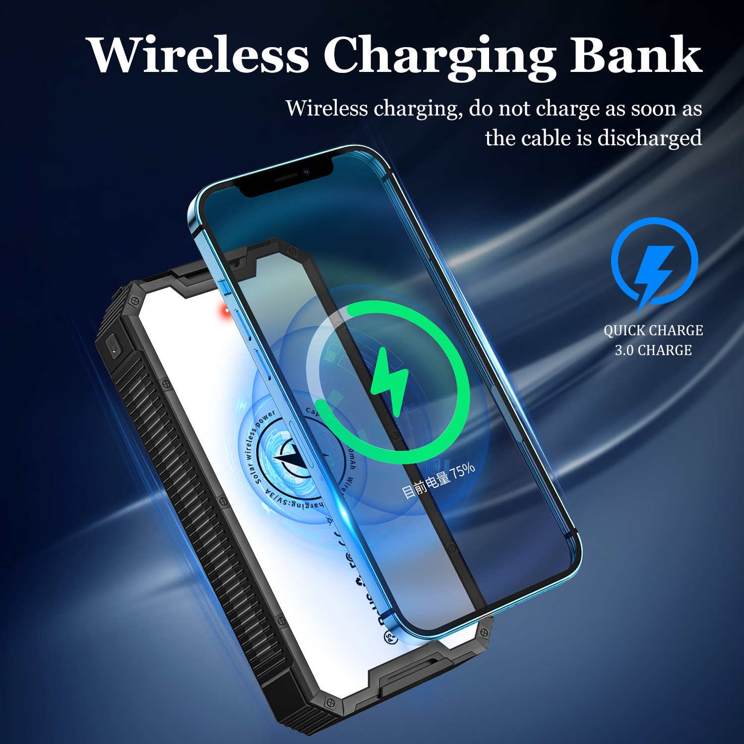 Factory High Quality Supplier Multi-purpose Power Bank Power Bank For Digital Products Camping Light Solar Power Bank