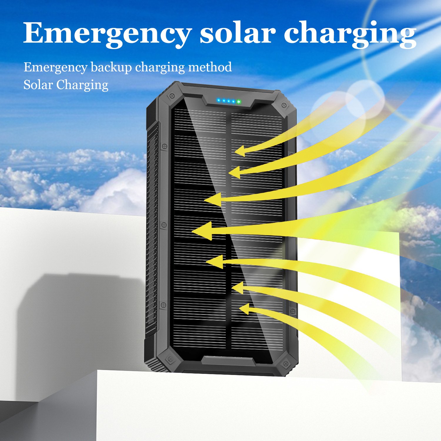 Factory High Quality Supplier Multi-purpose Power Bank Power Bank For Digital Products Camping Light Solar Power Bank