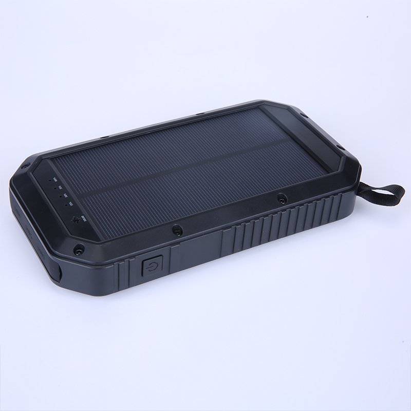 PYJ Solar Power Bank,Solar Charger, 20000mAh Waterproof Battery Charger External Portable Foldable Solar Panel LED Flashlights