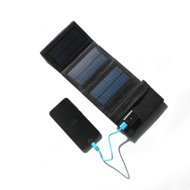 Mini Small Folding Pocket Solar Plate for iPhone Laptop Camping Outdoor Mobile Power Foldable Solar Panel