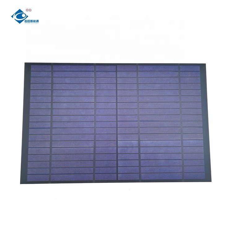 ZW-340220-P All Black PET Photovoltaic Solar Panel 18V Lightweight Solar Panel Charger 10W Mini Photovoltaic Solar Panels