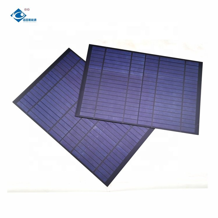 ZW-340220-P All Black PET Photovoltaic Solar Panel 18V Lightweight Solar Panel Charger 10W Mini Photovoltaic Solar Panels