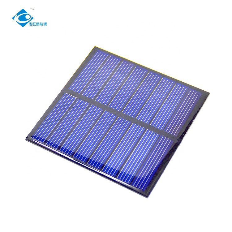 ZW-7070-4V Mini Epoxy Sealed Solar Panel 0.7W Customized Sizes Solar Panel 4V Portable Poly Solar Panel Charger