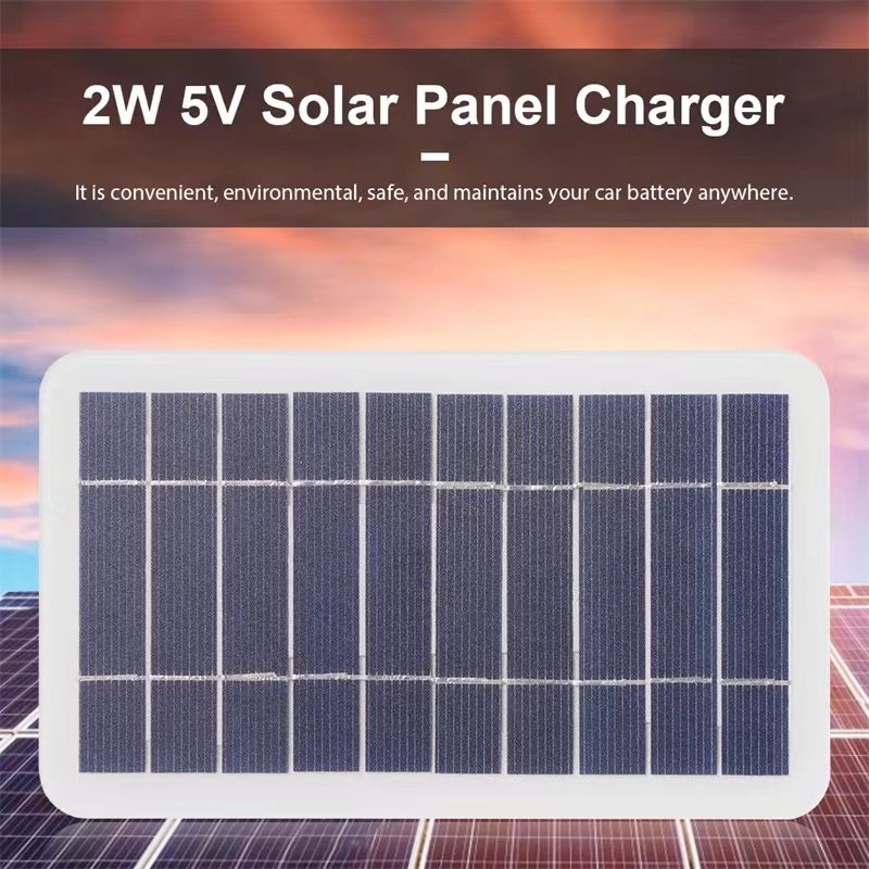 2W 3W 5V Solar Panel USB Waterproof Solar Battery Charger Portable Flexible Mini Small Sized Solar Mobile Phone Charger