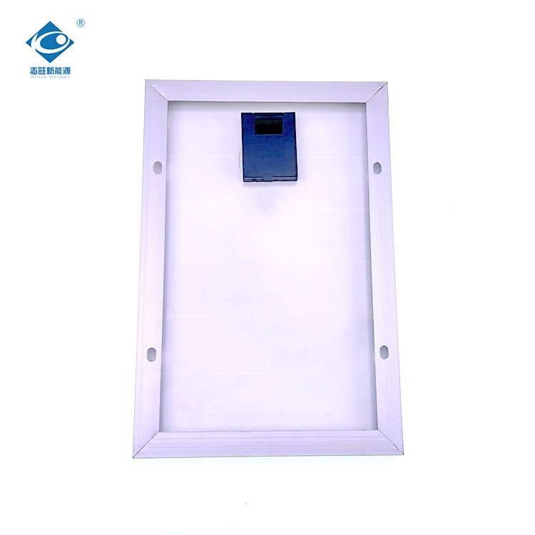 5W Aluminium Frame Solar Panels ZW-5W-18V Glass Laminated Solar Panel 18V Photovoltaic Portable Solar Panel