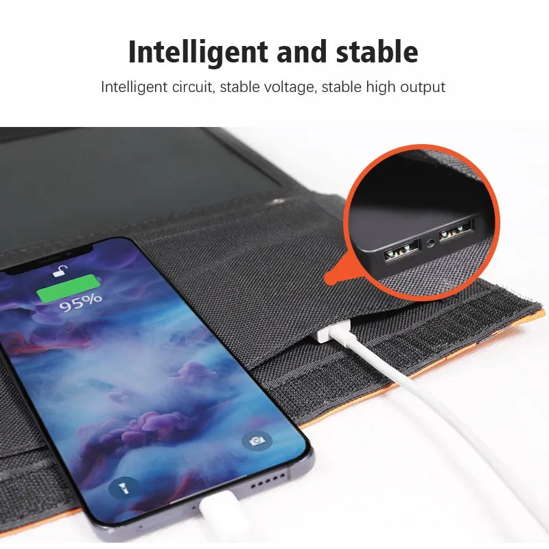 Hot sale cheap foldable solar panel 8W 12w 15w 21w 28w 30w 12V 18v portable micro usb solar charger for mobile phone