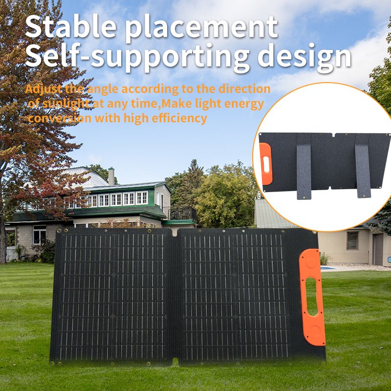 100w Mono camping portable foldable solar folding cells panel wholesale monocrystalline panels