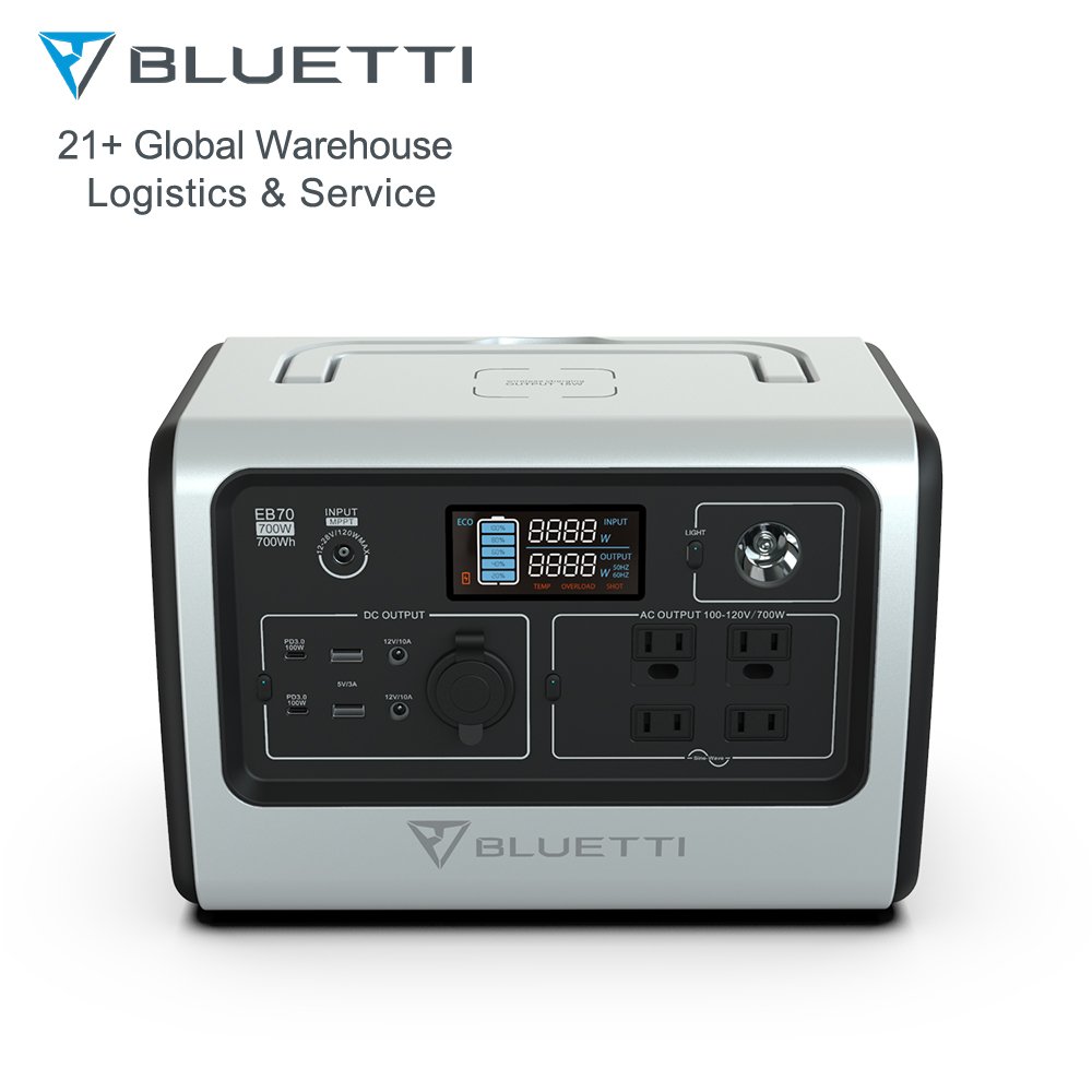 Bluetti New Release With Quick Charging/AC Plug Solar Charge Portable Power Bank For Camping