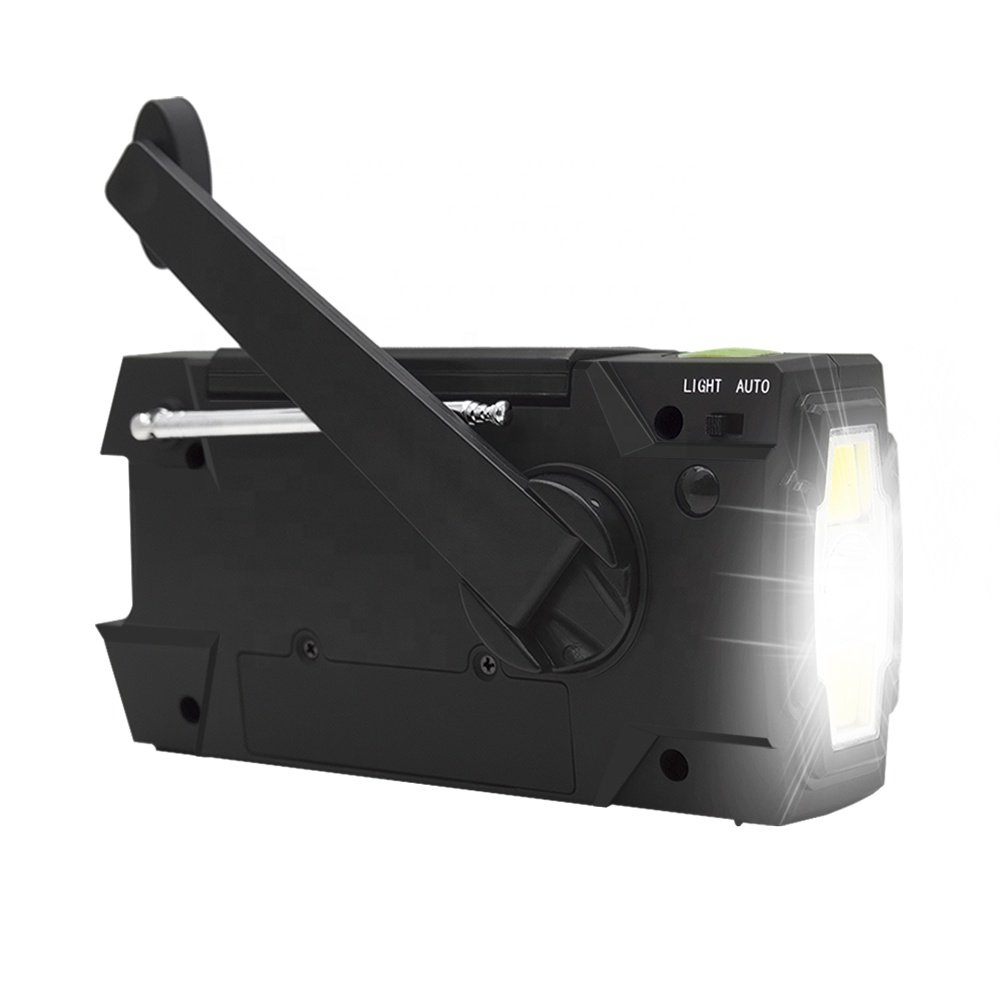 High Quality New Solar Charger Crank Generator 4000Mah Portable Phone Charger