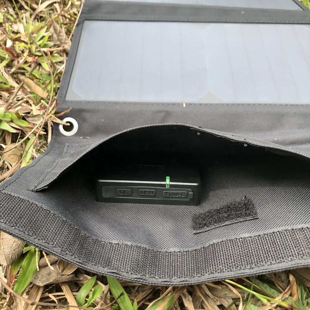 Lightweight Sunpower Solar Panel 28W Waterproof Black Solar Panel