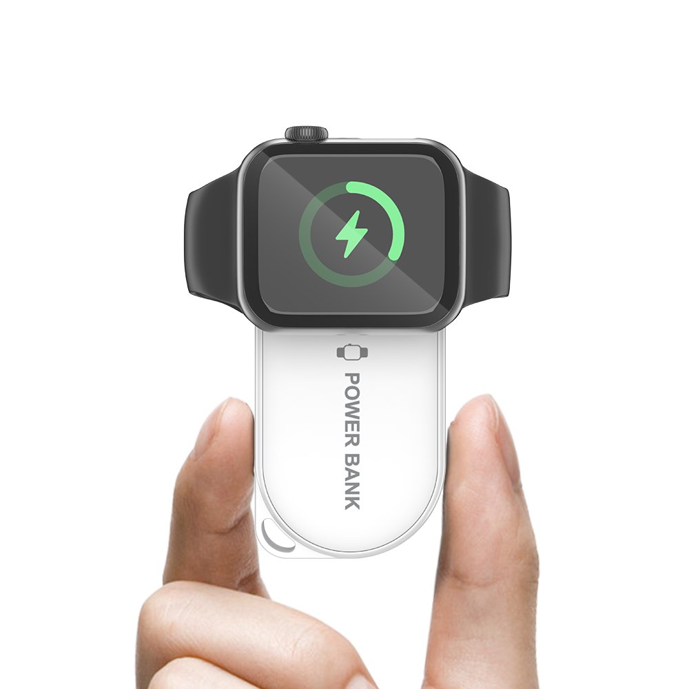 P1 1200mAh Wireless Charging for iWatch Cordless Charger Power Bank for Apple Watch