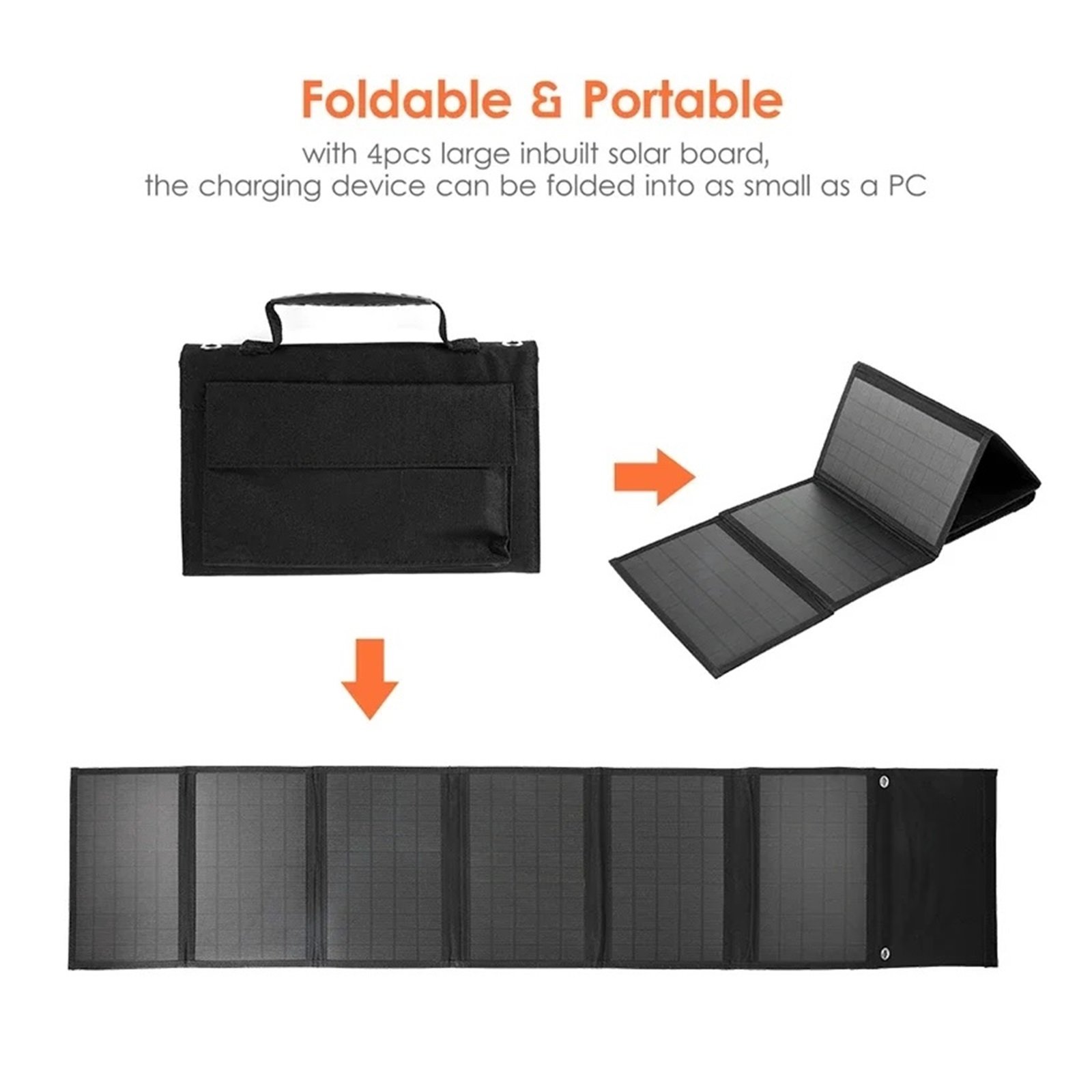 Senhuo 1000W Portable Folding Bag USB+DC Output Charger For Outdoor Solar Power