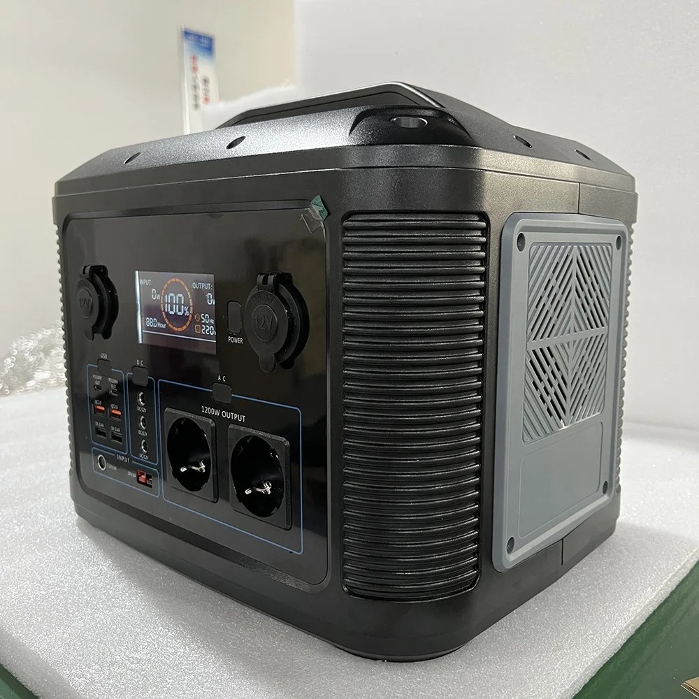 Portable Power Station 1008Wh Backup Lithium Battery Solar Generator for Outdoors Camping Travel Hunting Emergency