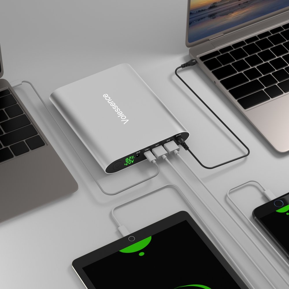 Krisdonia Portable Laptop Charger 185Wh/50000mAh Laptop Power Bank External Battery Pack for Laptop, Tablet, Projector