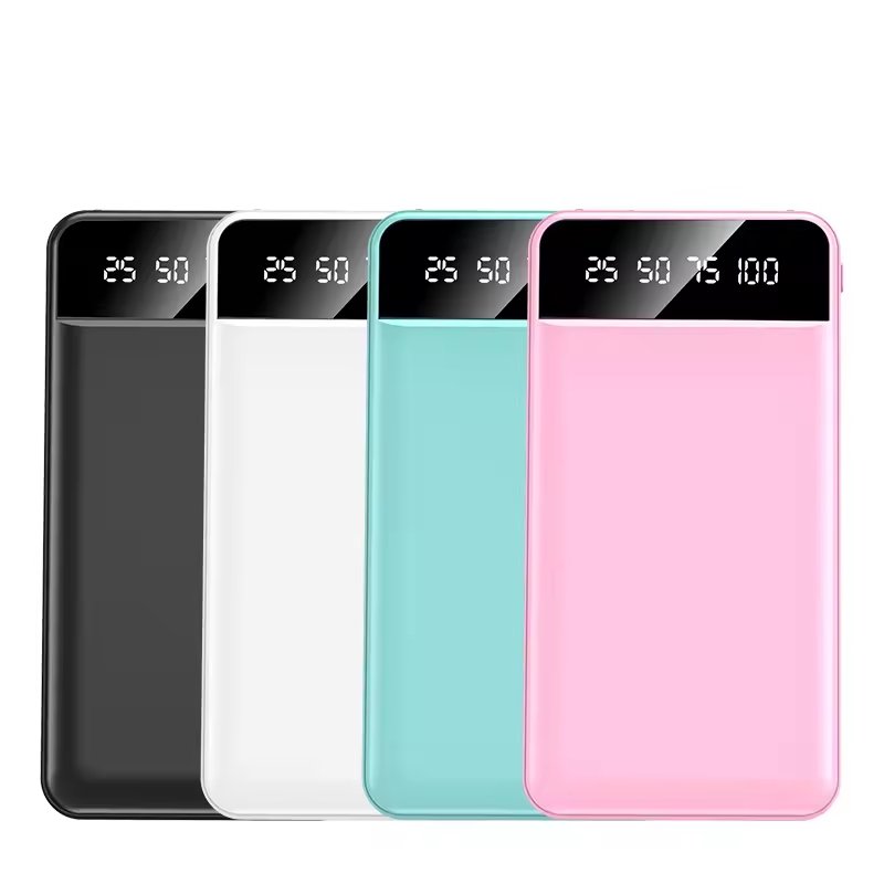 Cheap Wholesale Ultra Slim Oem 10000Mah Powerbank Led Digital Display Mobile Phone Charger Power Bank