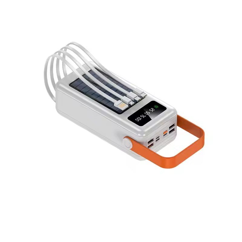 50000mAh Power Banks Outdoor Fast Charging Power Station with Four Charging Wires