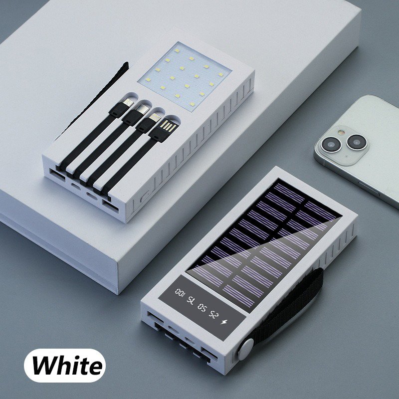 Wholesale fast charging solar charger 20000mah charging power station large capacity portable solar 10000MAH power bank