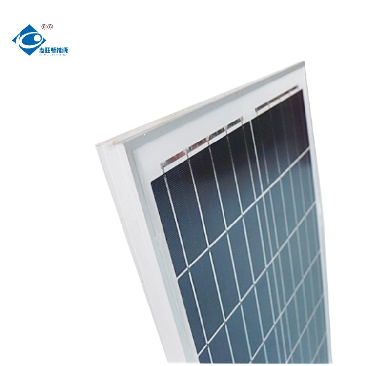 18V Glass Photovoltaic Solar Panels ZW-25W-18V Aluminium Frame Solar Panels 25W Photovoltaic Portable Solar Panel Charger