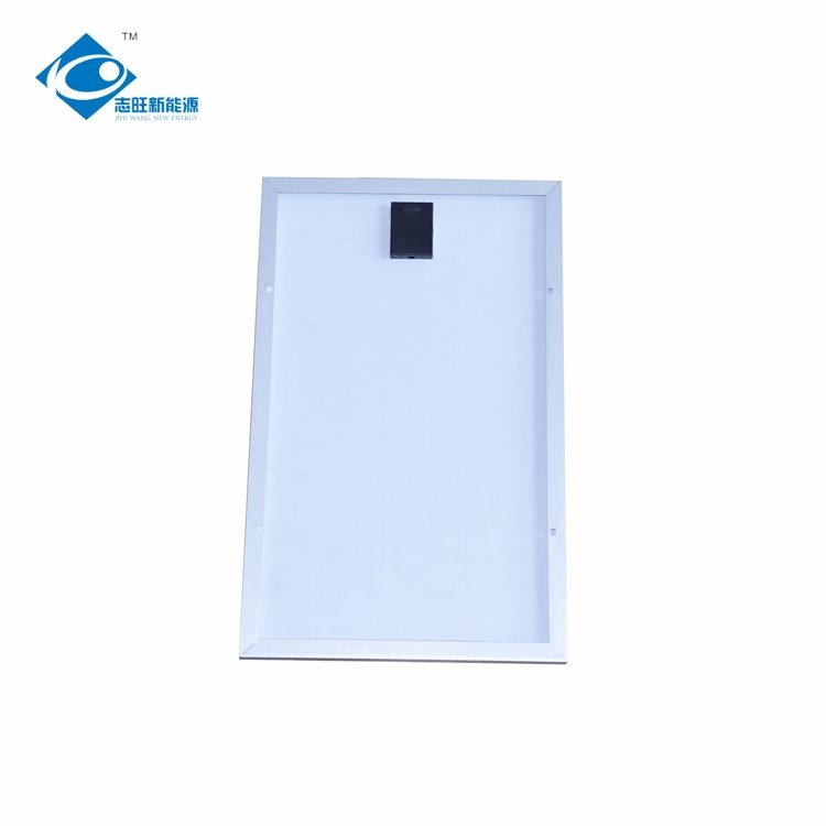 18V Glass Photovoltaic Solar Panels ZW-25W-18V Aluminium Frame Solar Panels 25W Photovoltaic Portable Solar Panel Charger