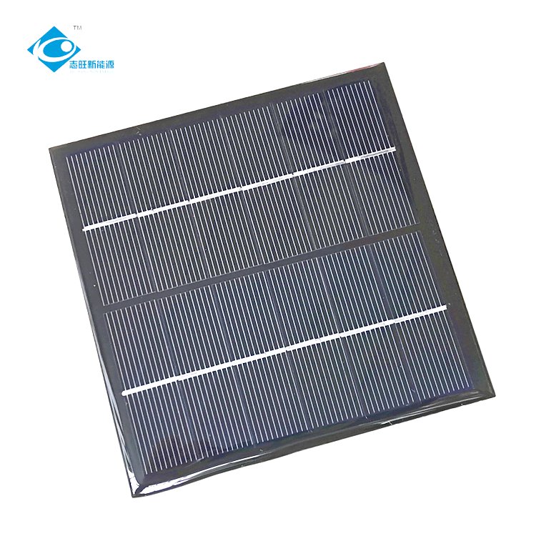 Outdoor Mini Solar Panels Power Charger ZW-116116 Customized Mini Epoxy Solar Panel 1.9W Epoxy Resin Solar Panel 6V
