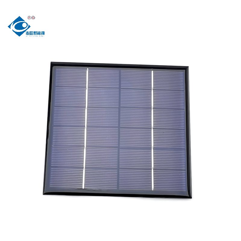 Outdoor Mini Solar Panels Power Charger ZW-116116 Customized Mini Epoxy Solar Panel 1.9W Epoxy Resin Solar Panel 6V