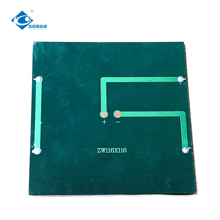 Outdoor Mini Solar Panels Power Charger ZW-116116 Customized Mini Epoxy Solar Panel 1.9W Epoxy Resin Solar Panel 6V