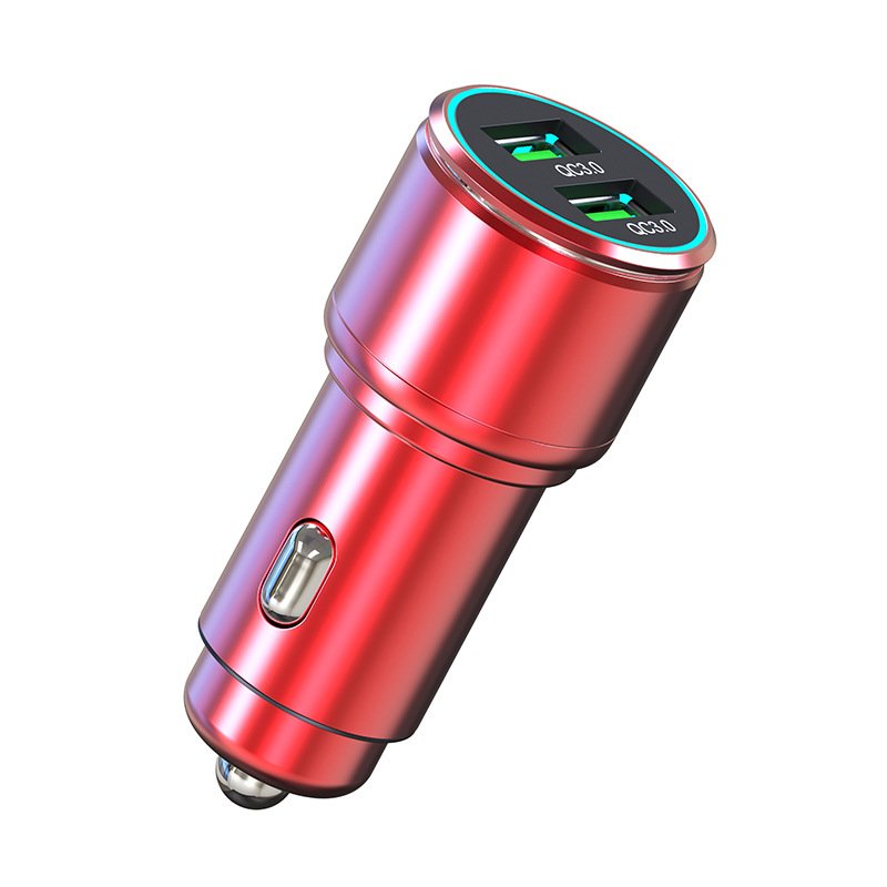 2024 New Car Fast Charger QC3.0 Fast Charging Single Usb Port Supports Full Protocol Aluminum Alloy Body Fast Car Charger