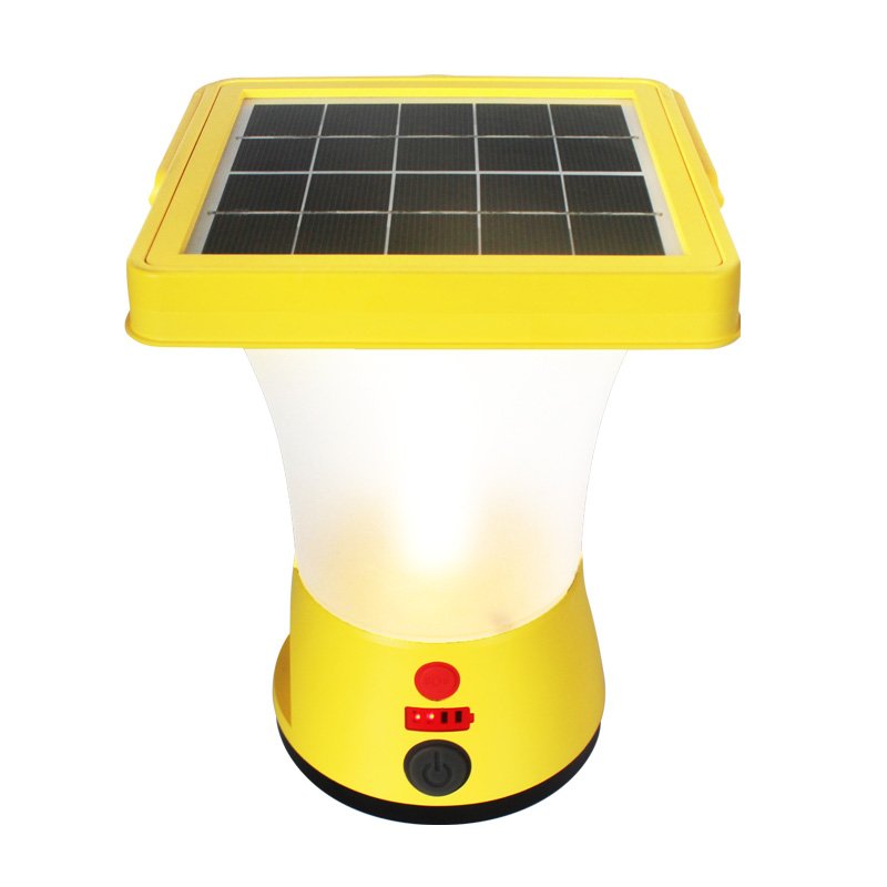 Useful Emergency Solar LED Lantern Outdoor Camping Green Energy Lantern 5 in 1 Cable Charger