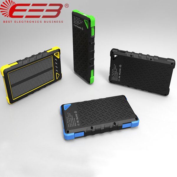 BEB solar charger silicone case Dual USB 8000mAh cheap cell phone solar charger For Mobile Phone iPhone 6