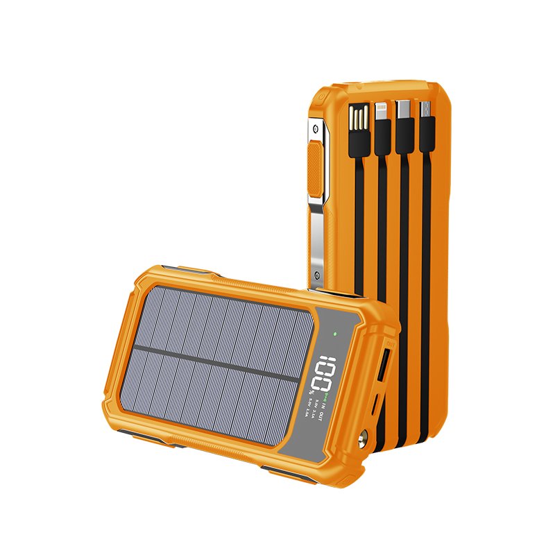 Wholesale New Arrival Portable LED Backup Solar Charger Power Bank Fast Charging 10000mah 20000mah Universal Waterproof Solar
