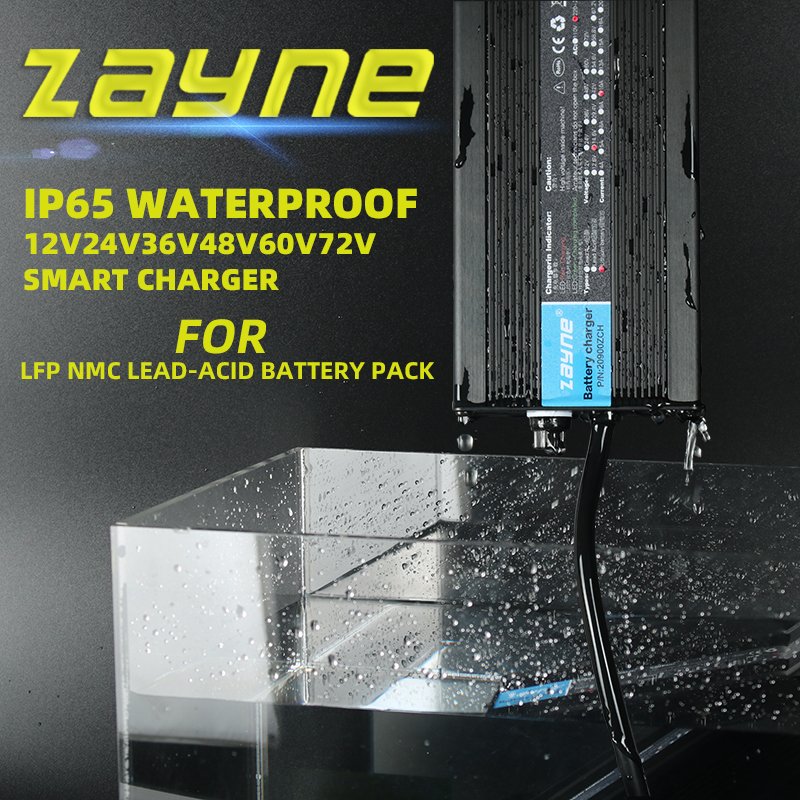12V 14.6V 10A waterproof smart Lithium battery charger for Outdoor mobile power supply ship super large capacitance 0V charging