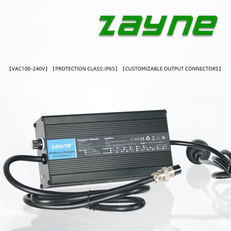 12V 14.6V 10A waterproof smart Lithium battery charger for Outdoor mobile power supply ship super large capacitance 0V charging