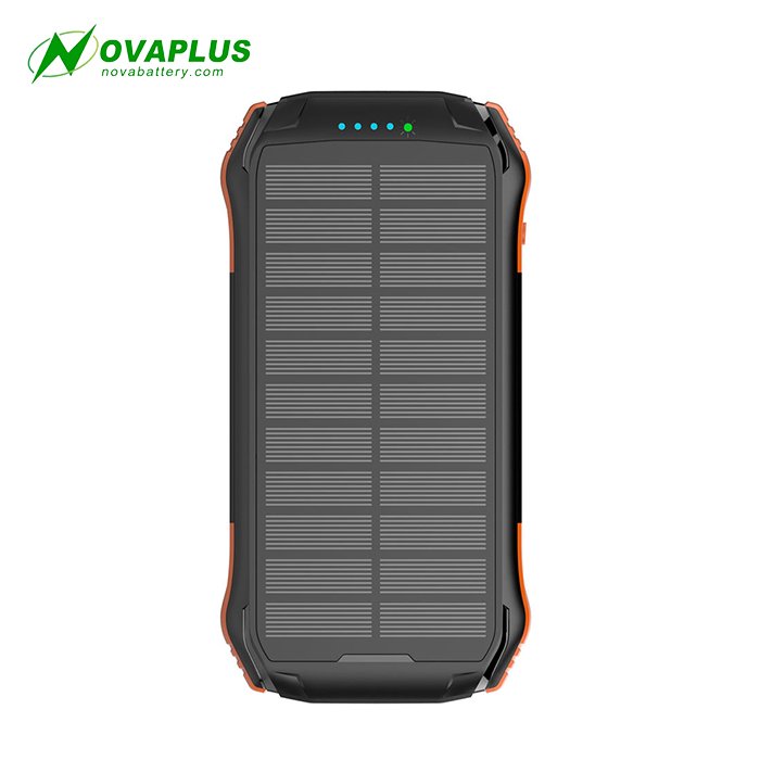 Nova Original Factory 10000mAh Solar Charger Dual USB daily waterproof External Backup Battery Solar Panel Power Bank