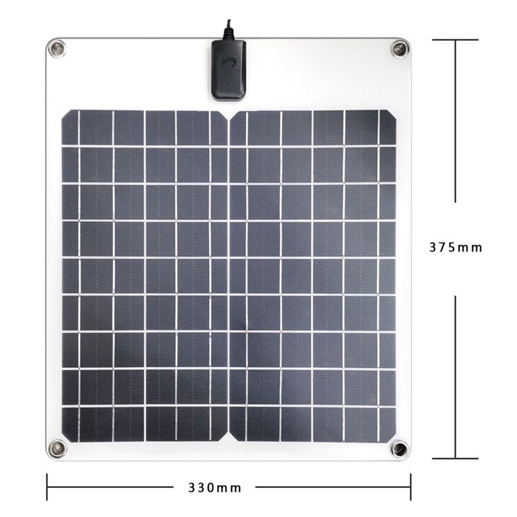 Glory Solar Factory Wholesale Mono 16W Solar Panel Charger solarni panel For Outdoor Car trunk caravan Boating Yacht Battery