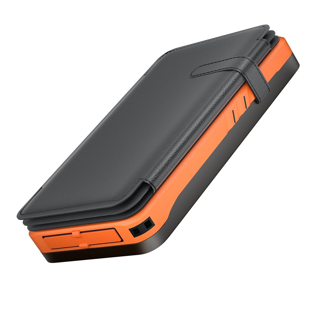 New Product 2024 Portable Charger Hiking Outdoor Waterproof 20000mAh Large Capacity Wireless Charger Solar Power Bank USB-C