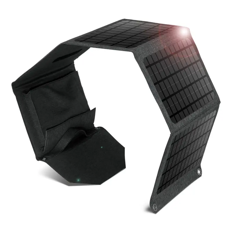 wholesale day and night solar panel 120w bigger rechargeable usb camping mobile folding charger foldable portable solar panels