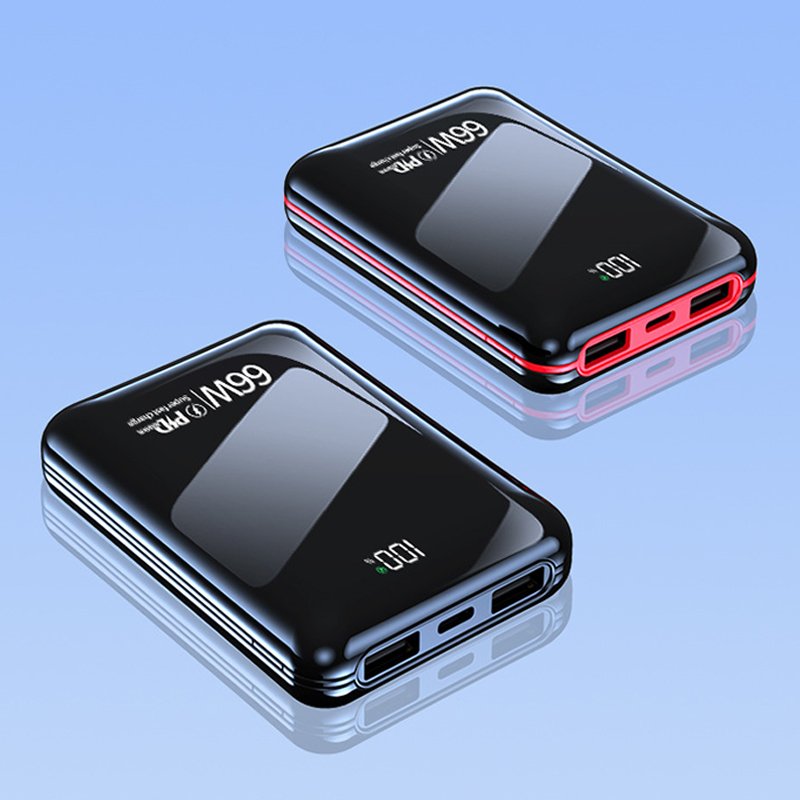 Custom Small 10000mah Universal Emergency Charger with LED Display PD20W High Quality Mobile Phone Power Banks