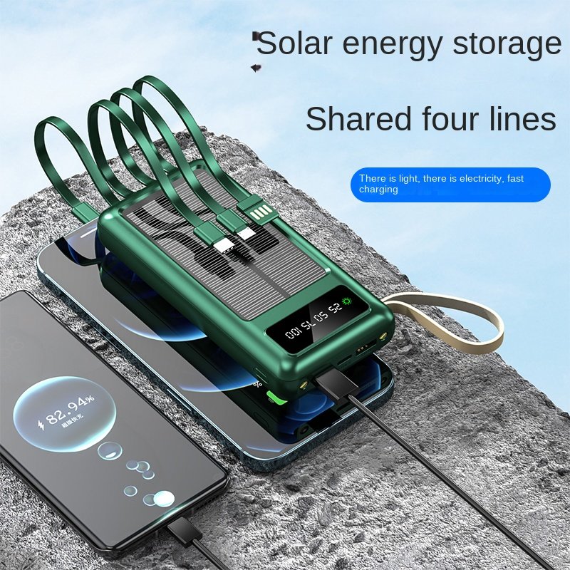 High-Efficient 10000mAh Solar Power Bank Charger Solar Charger Mobile Phones/Tablet PCs/Other Electronics High Solar