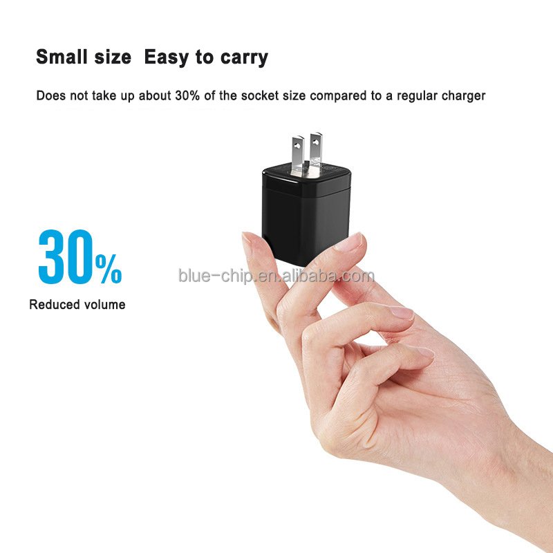 Multifunctional Dual Ports Type-C Power Adapter USB PD 20W QC 3.0 Fast Charger US EU UK Plug Wall Charger for Iphone 15Pro Max
