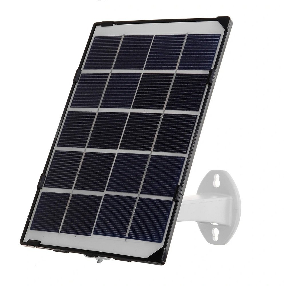 Solar Panel Mini Small 5W Solar Panel Charger DC 5521 Output with Frame for Outdoor Camera Security Supervision Courtyard Light