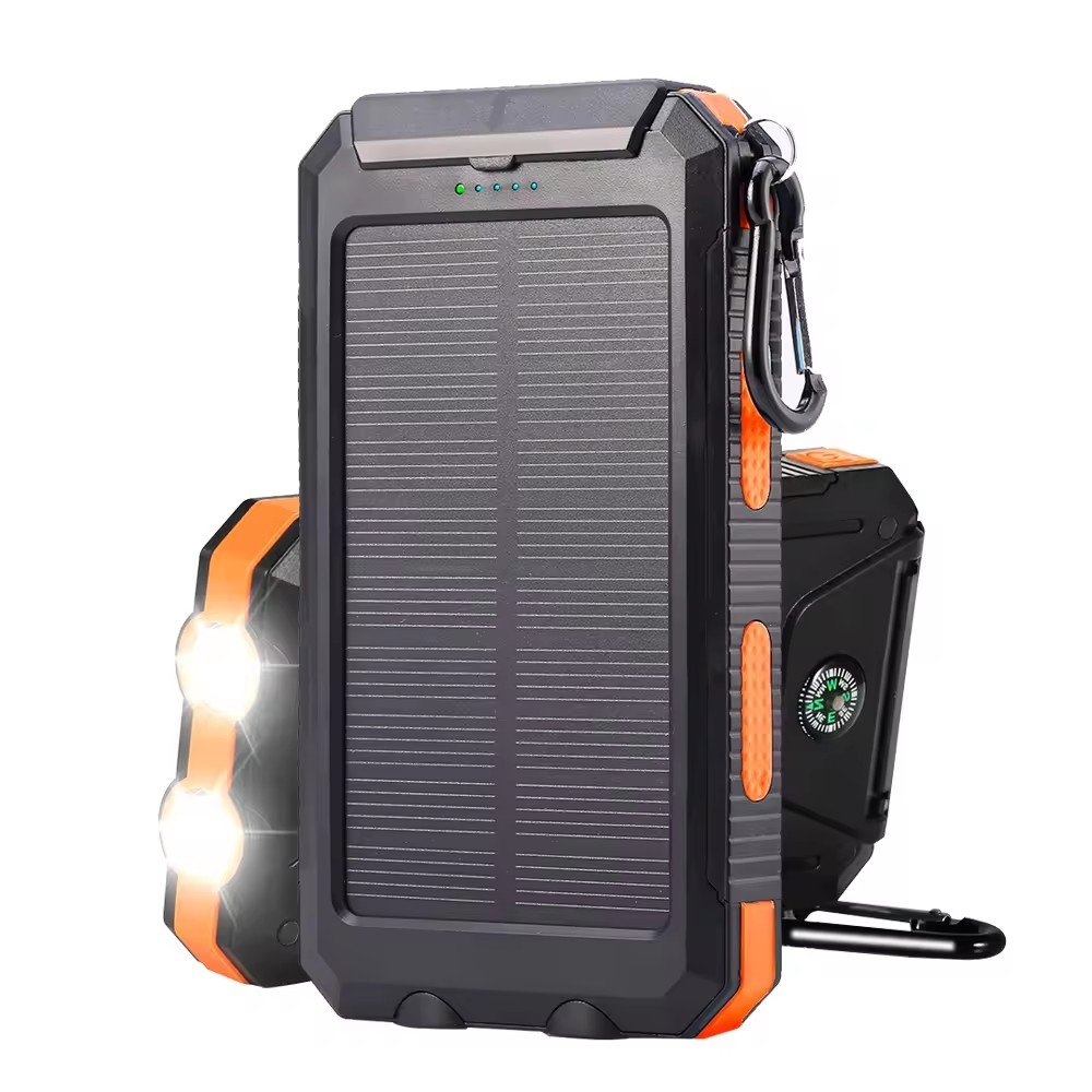 Waterproof Outdoor Solar Battery Power Bank Supplies 10000mah Solar Panel Portable Charger