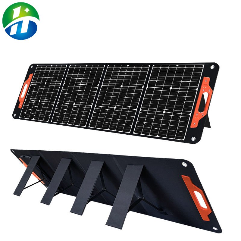 Portable Folding Mini Solar Panel For Camping Tent 100W Mono Foldable Solar Panel Charger with USB for Outdoor Camping