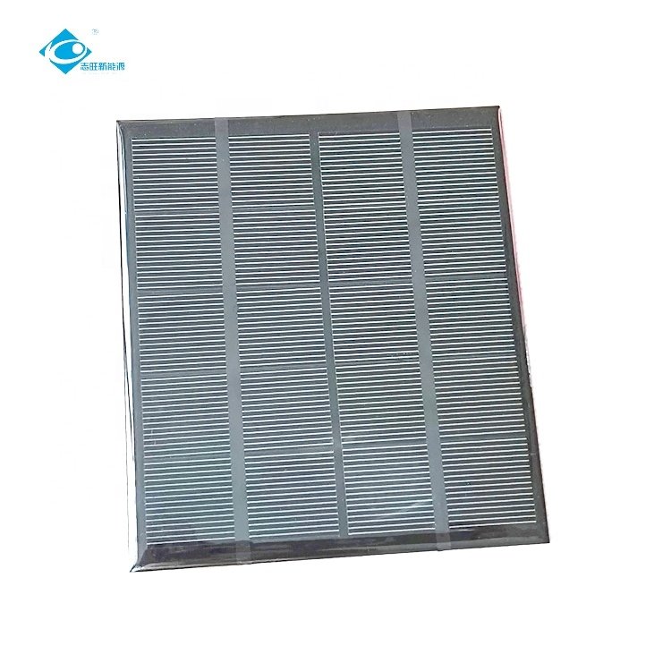 5V Mini Portable Solar Panels ZW-115130 Epoxy Adhesive Solar Panel 2.3W Lightweight Silicon Mono Solar Panel Module